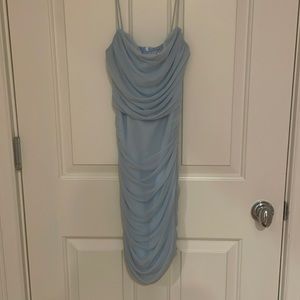 PRINCESS POLLY light blue bodycon mini dress!!